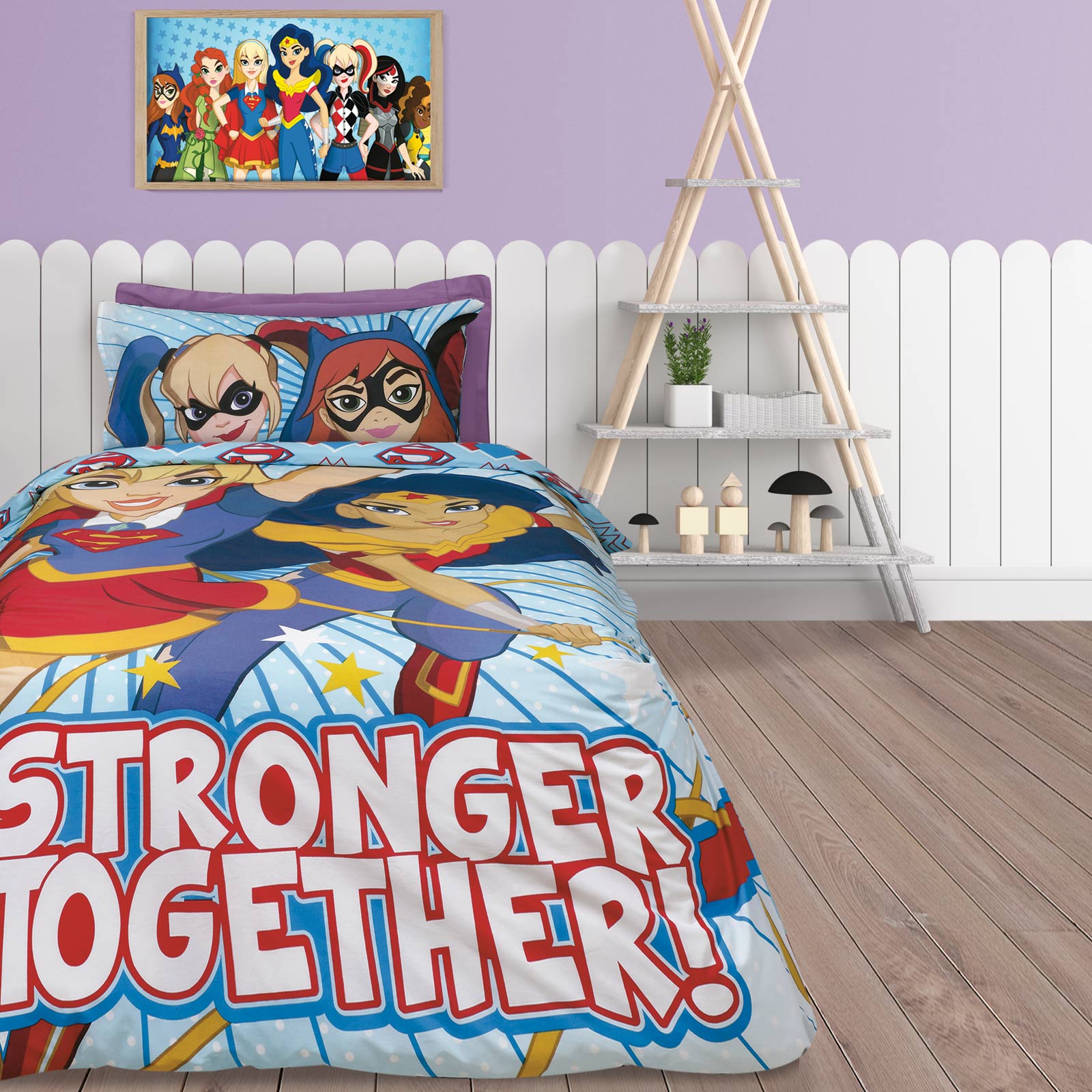 Σέτ Σεντόνια Μονά Das Home Super Hero Girls 5005