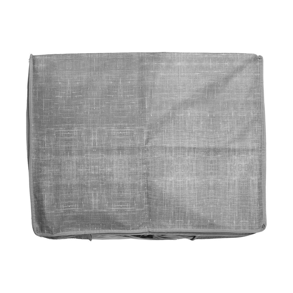 ESTIA ΘΗΚΗ ΑΠΟΘΗΚΕΥΣΗΣ LINEN NON WOVEN ΥΦΑΣΜΑΤΙΝΗ ΜΕ ΔΙΠΛΟ ΦΕΡΜΟΥΑΡ 60x45x30cm