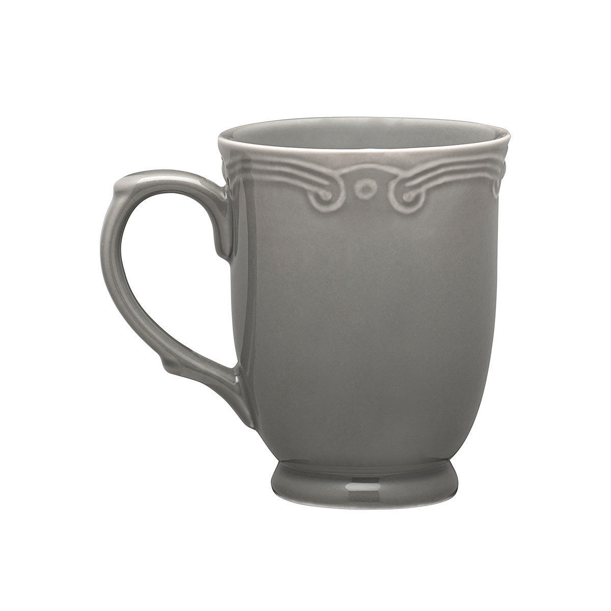 ESTIA ΚΟΥΠΑ ΤΟΥ ΚΑΦΕ ATHÉNÉE ΠΟΡΣΕΛΑΝΙΝΗ ΑΝΑΓΛΥΦΗ 340ml GREY ESTIA ΚΟΥΠΑ ΤΟΥ ΚΑΦΕ ATHÉNÉE ΠΟΡΣΕΛΑΝΙΝΗ ΑΝΑΓΛΥΦΗ 340ml GREY