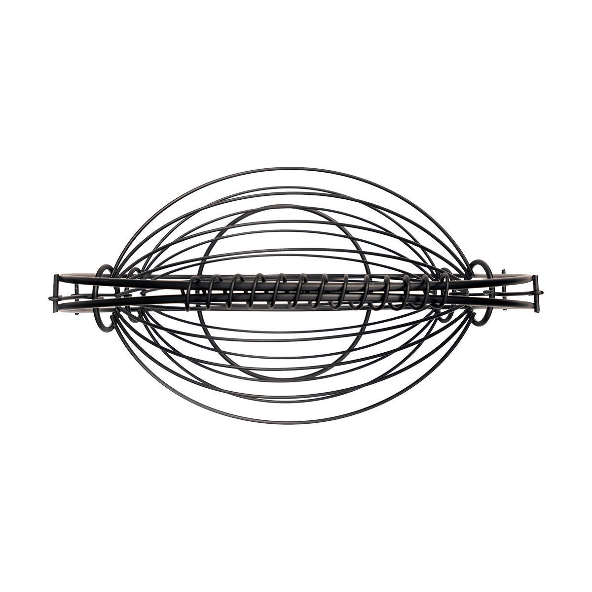 ESTIA ΦΡΟΥΤΙΕΡΑ 2 ΘΕΣΕΩΝ METAL BLACK ΜΕΤΑΛΛΙΚΗ 37χ20x42cm ΜΑΥΡΗ