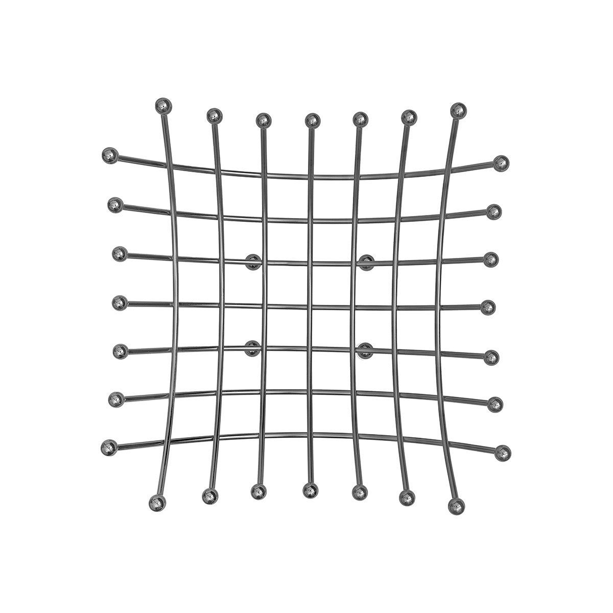 ESTIA ΦΡΟΥΤΙΕΡΑ ELEGANT NICKEL BLACK ΑΠΟ ΚΡΑΜΑ ΨΕΥΔΑΡΓΥΡΟΥ
