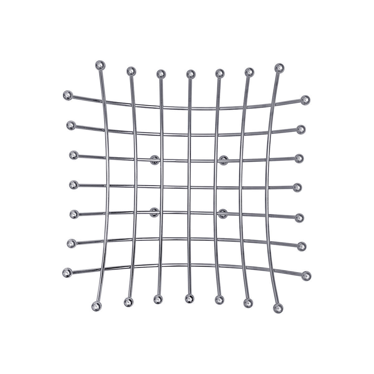 ESTIA ΦΡΟΥΤΙΕΡΑ ELEGANT NICKEL ΑΠΟ ΚΡΑΜΑ ΨΕΥΔΑΡΓΥΡΟΥ