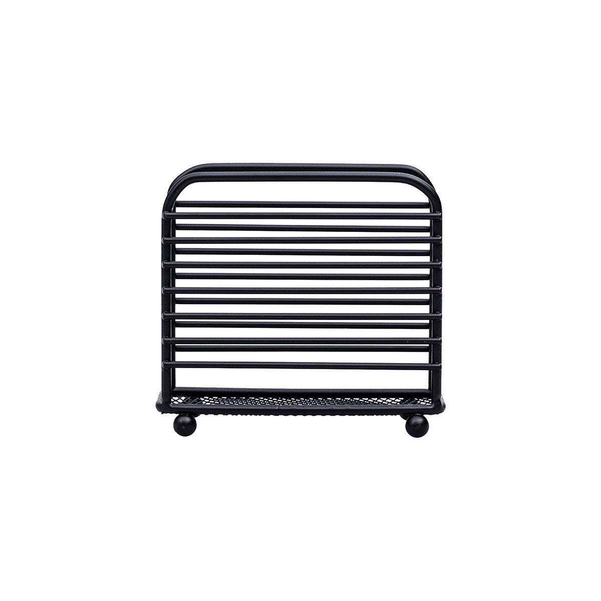 ESTIA ΧΑΡΤΟΠΕΤΣΕΤΟΘΗΚΗ METAL BLACK ΜΕΤΑΛΛΙΚΗ 12x5cm ΜΑΥΡΗ