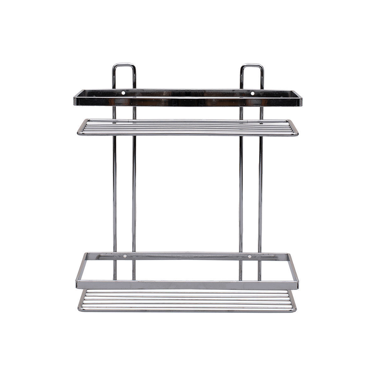 ESTIA ΕΤΑΖΕΡΑ ELEGANT ΜΕΤΑΛΛΙΚΗ ΙΣΙΑ 2 ΘΕΣΕΩΝ 27x25x12.5cm ΧΡΩΜΙΟΥ