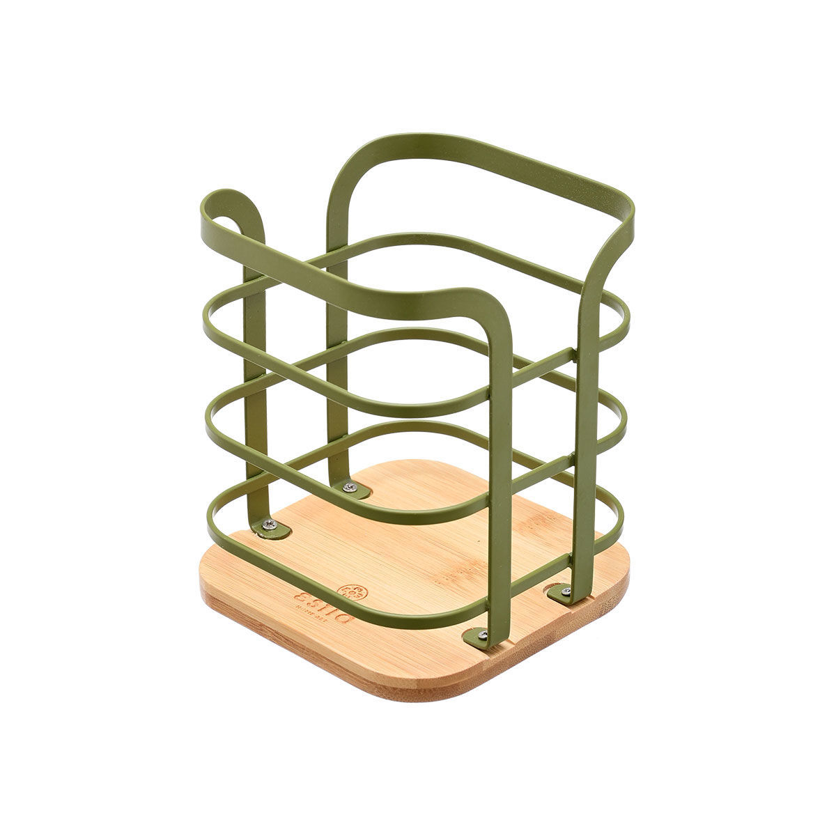 ESTIA ΘΗΚΗ ΓΙΑ ΚΟΥΤΑΛΕΣ BAMBOO ESSENTIALS ΜΕ ΑΤΣΑΛΙ ΛΑΔΙ