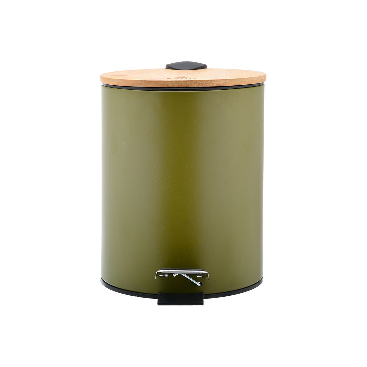 ESTIA ΧΑΡΤΟΔΟΧΕΙΟ ΜΠΑΝΙΟΥ BAMBOO ESSENTIALS SOFT CLOSE 5lt OLIVE GREEN