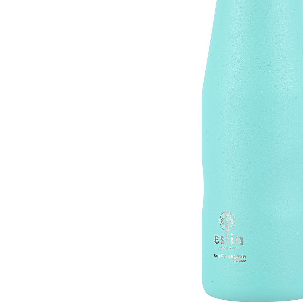ESTIA ΘΕΡΜΟΣ TRAVEL FLASK SAVE THE AEGEAN 500ml PASTEL GREEN