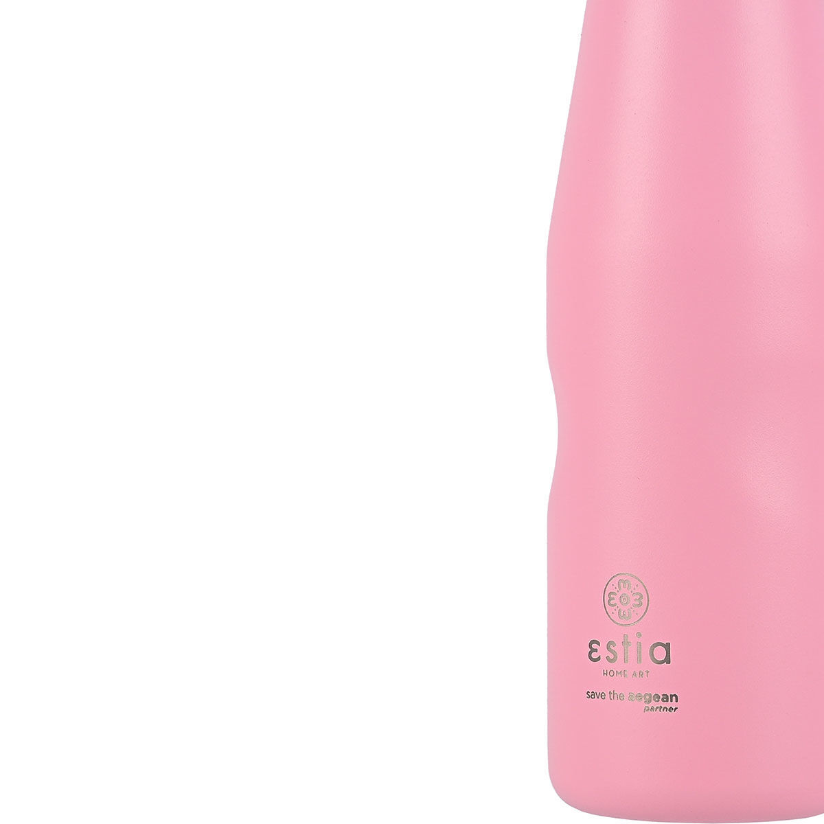 ESTIA ΘΕΡΜΟΣ TRAVEL FLASK SAVE THE AEGEAN 500ml BABY PINK