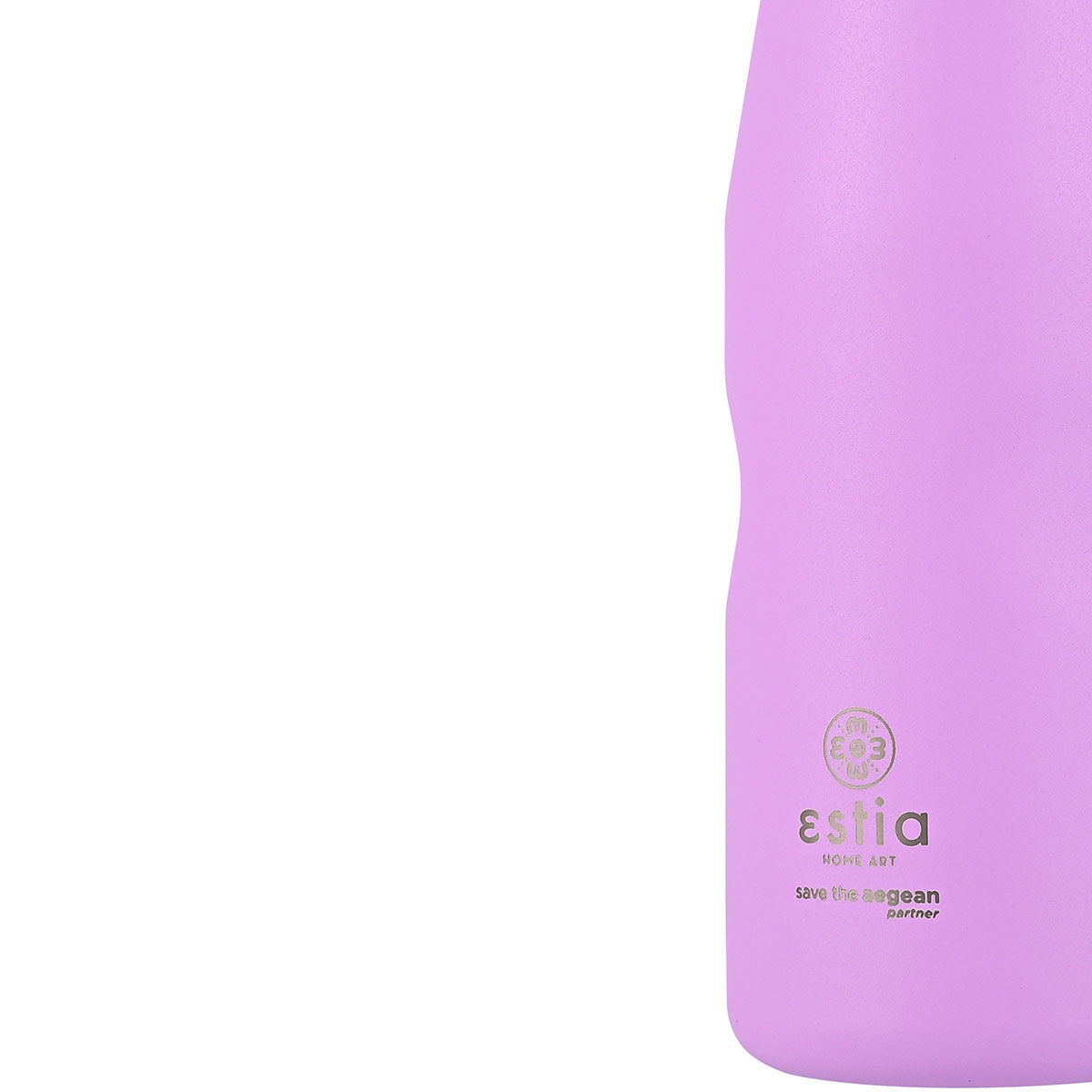 ESTIA ΘΕΡΜΟΣ TRAVEL FLASK SAVE THE AEGEAN 500ml MATTE PURPLE