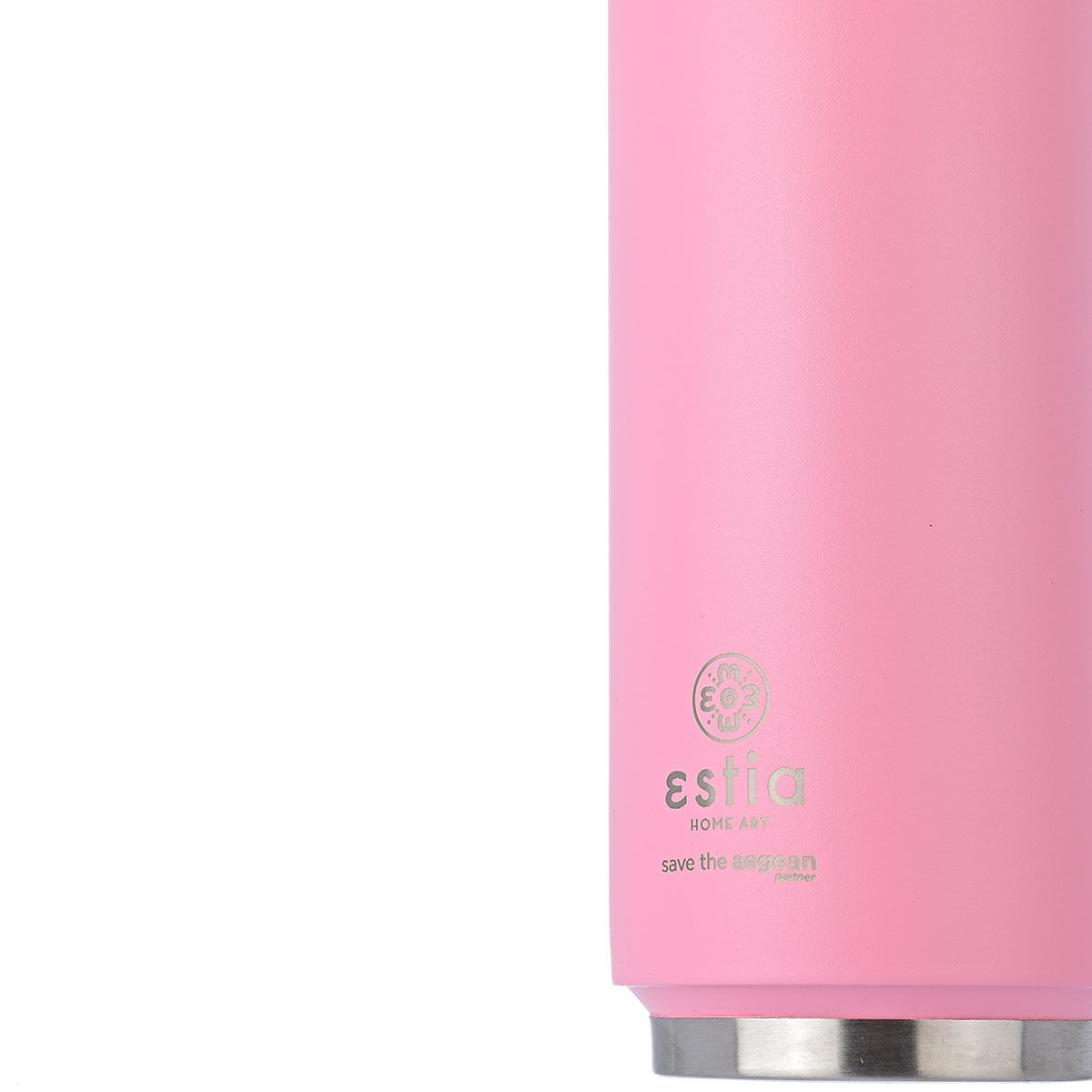 ESTIA ΘΕΡΜΟΣ TRAVEL CUP SAVE THE AEGEAN 500ml BABY PINK