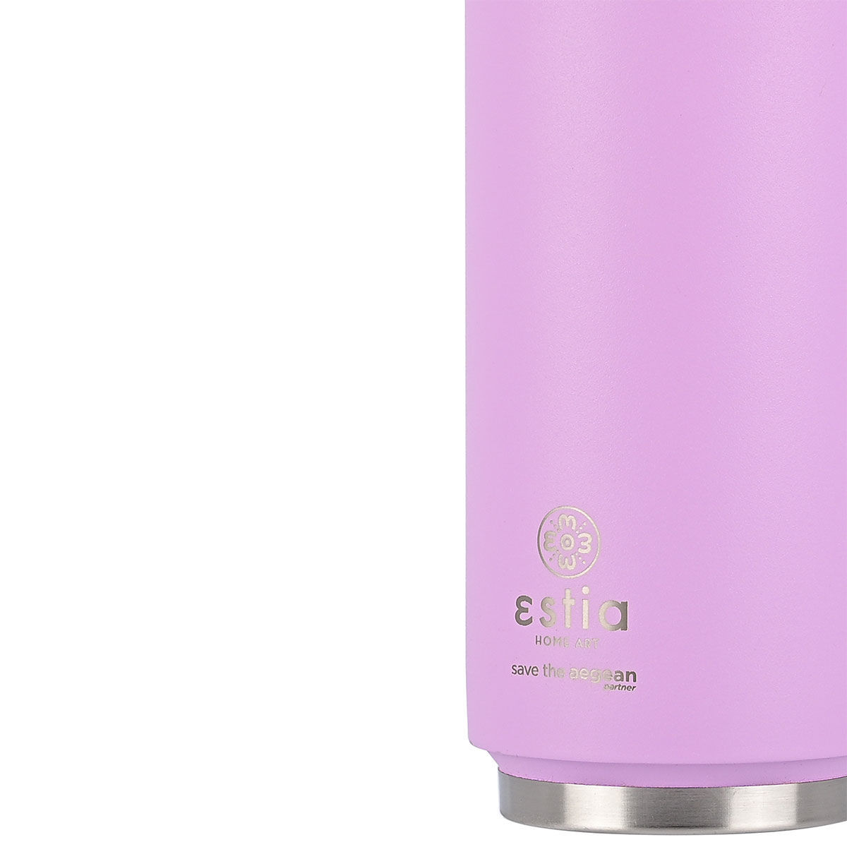 ESTIA ΘΕΡΜΟΣ TRAVEL CUP SAVE THE AEGEAN 500ml MATTE PURPLE