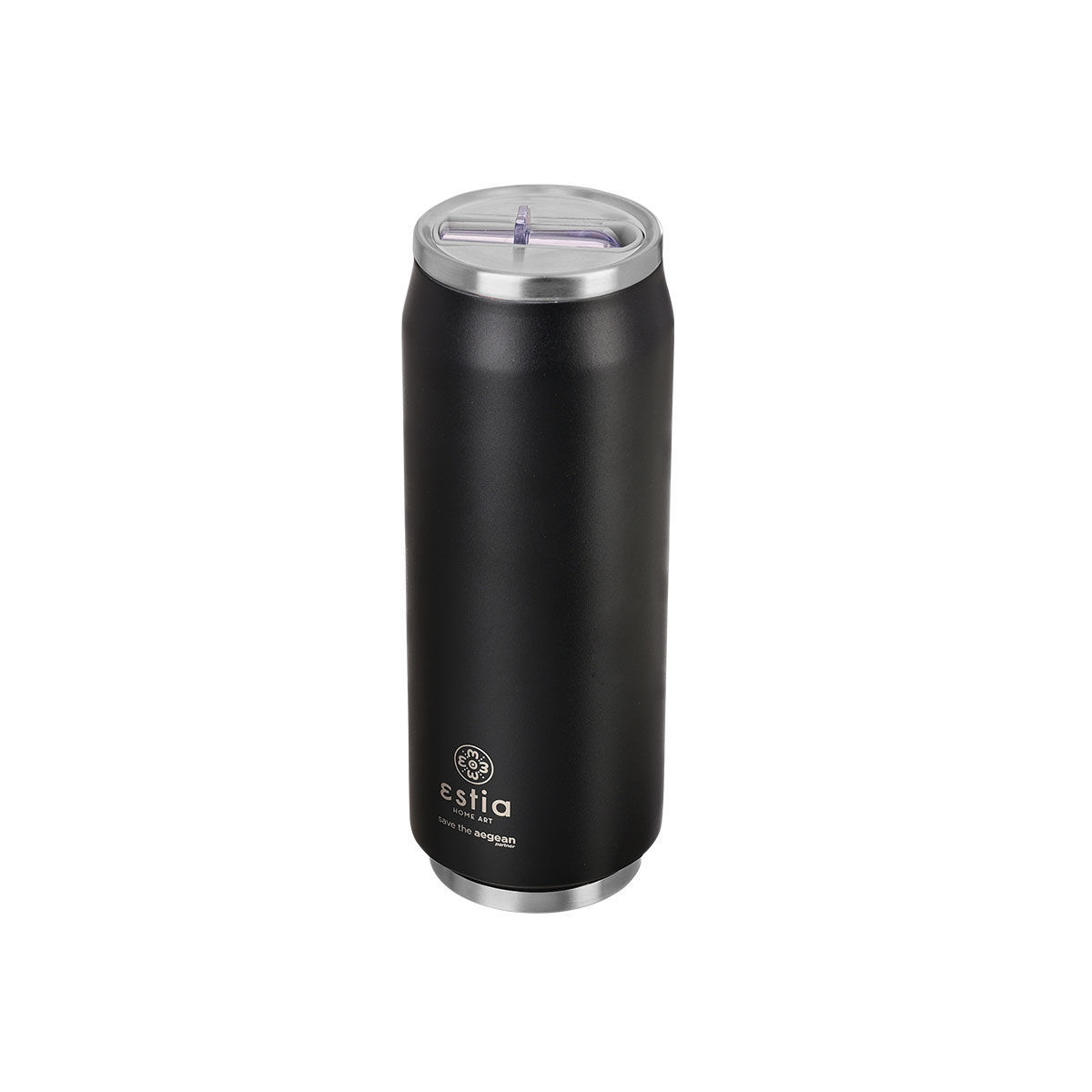 ESTIA ΘΕΡΜΟΣ TRAVEL CUP SAVE THE AEGEAN 500ml BLACK