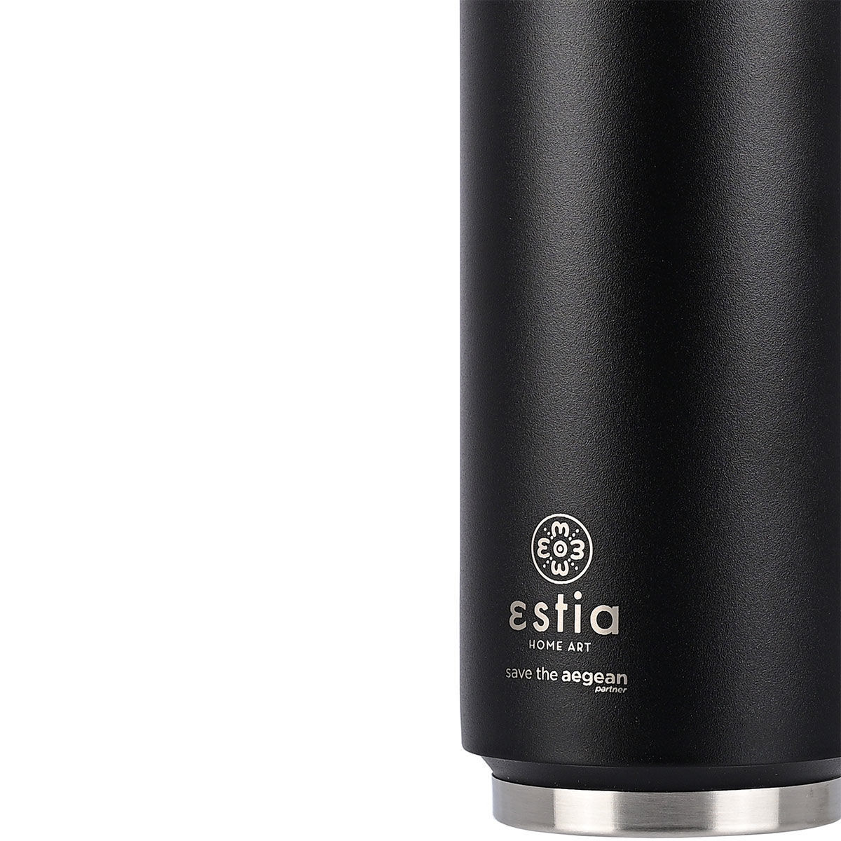 ESTIA ΘΕΡΜΟΣ TRAVEL CUP SAVE THE AEGEAN 500ml BLACK
