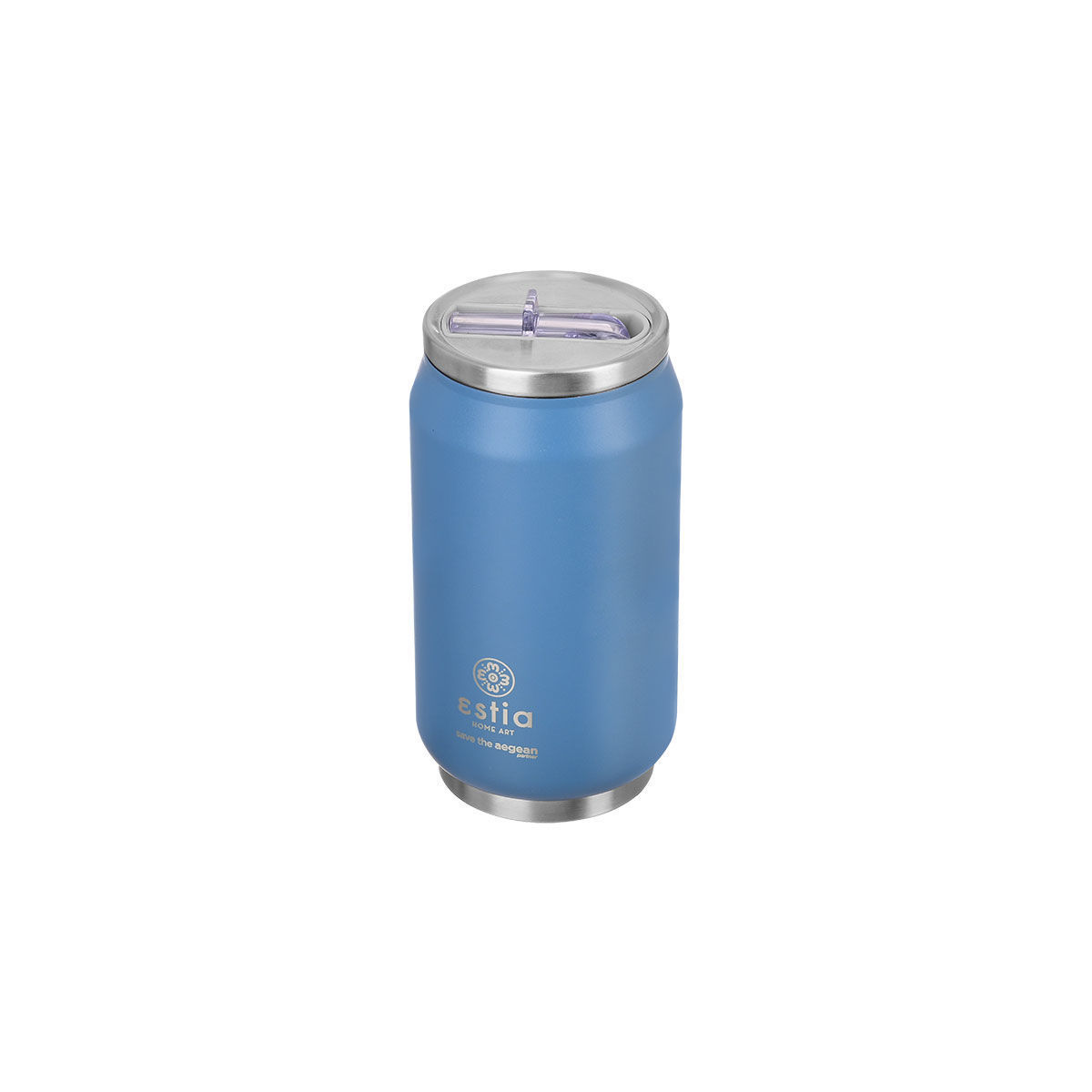 ESTIA ΘΕΡΜΟΣ TRAVEL CUP SAVE THE AEGEAN 300ml DENIM BLUE