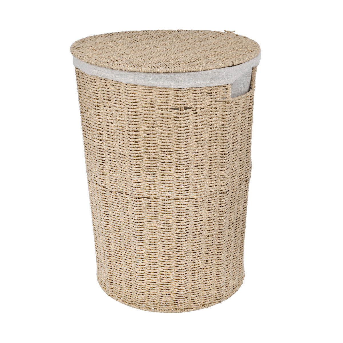 ESTIA ΚΑΛΑΘΙ ΑΠΛΥΤΩΝ BOTANICA 40x40x55cm ME ΕΣΩΤΕΡΙΚΗ ΕΠΕΝΔΥΣΗ & ΚΑΠΑΚΙ