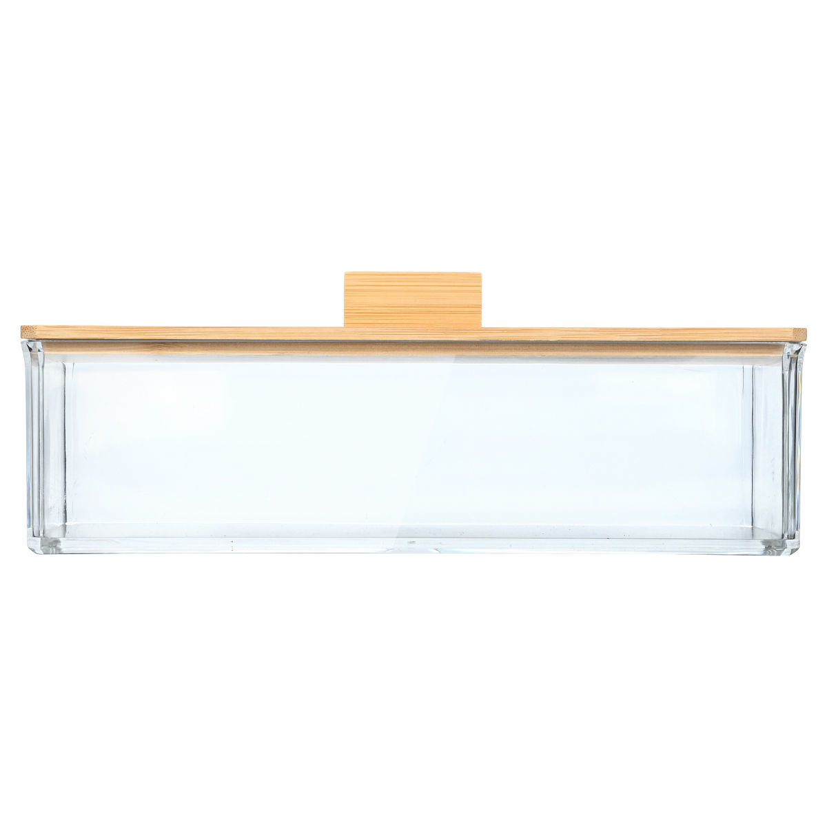 ESTIA ΚΟΥΤΙ ΑΠΟΘΗΚΕΥΣΗΣ & ΟΡΓΑΝΩΣΗΣ BAMBOO ESSENTIALS ΟΡΘΟΓΩΝΙΟ 23.3x9.4x8.8cm ΜΕ ΚΑΠΑΚΙ