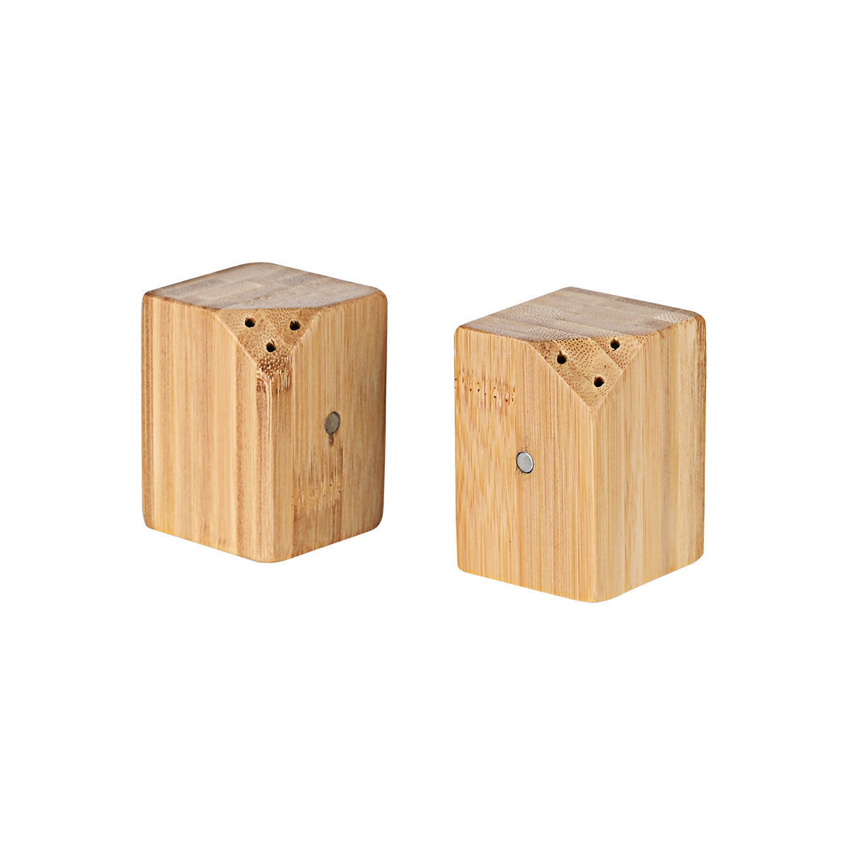 Δοχείο Για Αλάτι&amp;Πιπέρι Bamboo Essentials Με Μαγνήτη Σέτ 2 Τεμαχίων Estia 01-19730