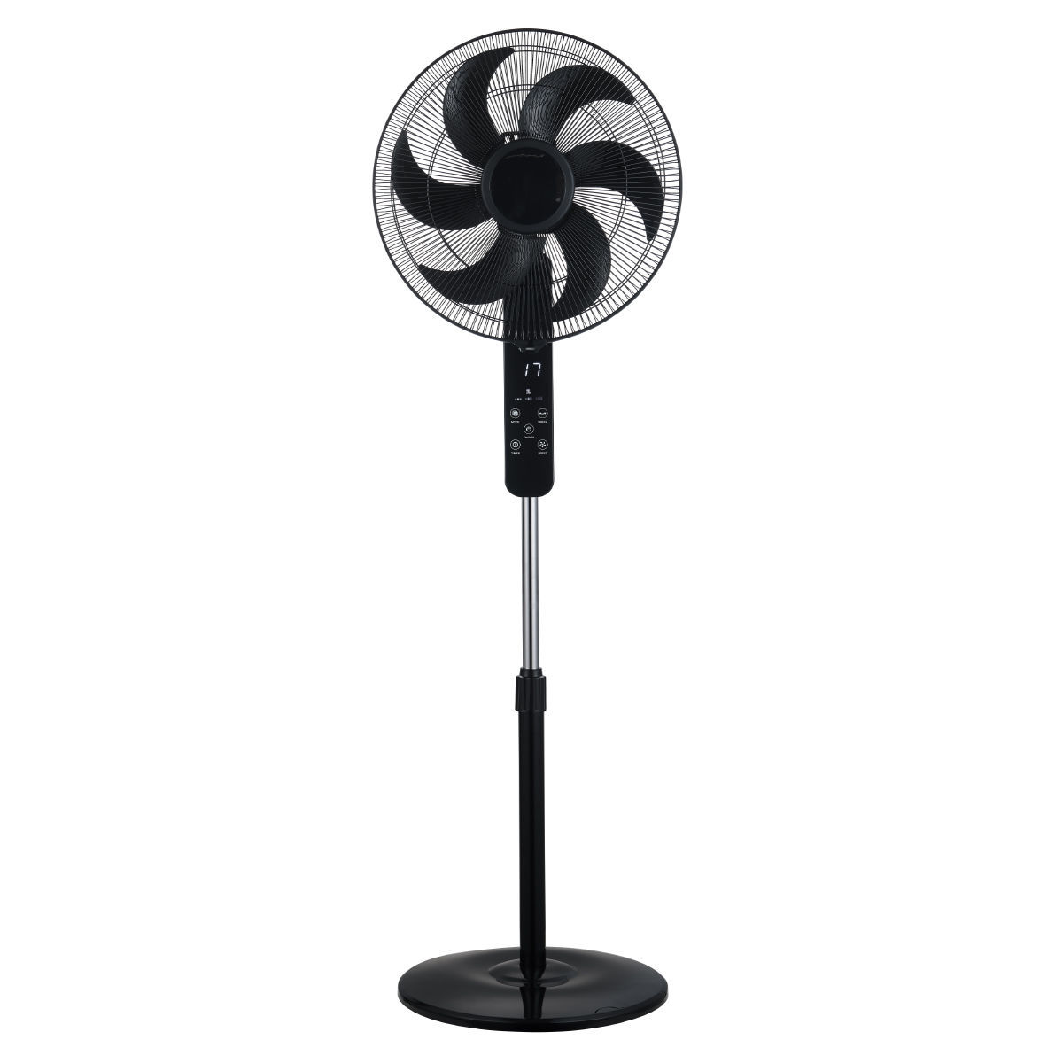 ESTIA ΑΝΕΜΙΣΤΗΡΑΣ ΣΤΑΝΤ ΕΠΙΔΑΠΕΔΙΟΣ BOW 40cm 60w ΜΑΥΡΟΣ ΜΕ ΤΗΛΕΧΕΙΡΙΣΤΗΡΙΟ