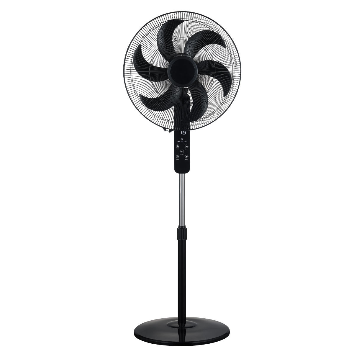 ESTIA ΑΝΕΜΙΣΤΗΡΑΣ ΣΤΑΝΤ ΕΠΙΔΑΠΕΔΙΟΣ BOW 45cm 75w ΜΑΥΡΟΣ ΜΕ ΤΗΛΕΧΕΙΡΙΣΤΗΡΙΟ
