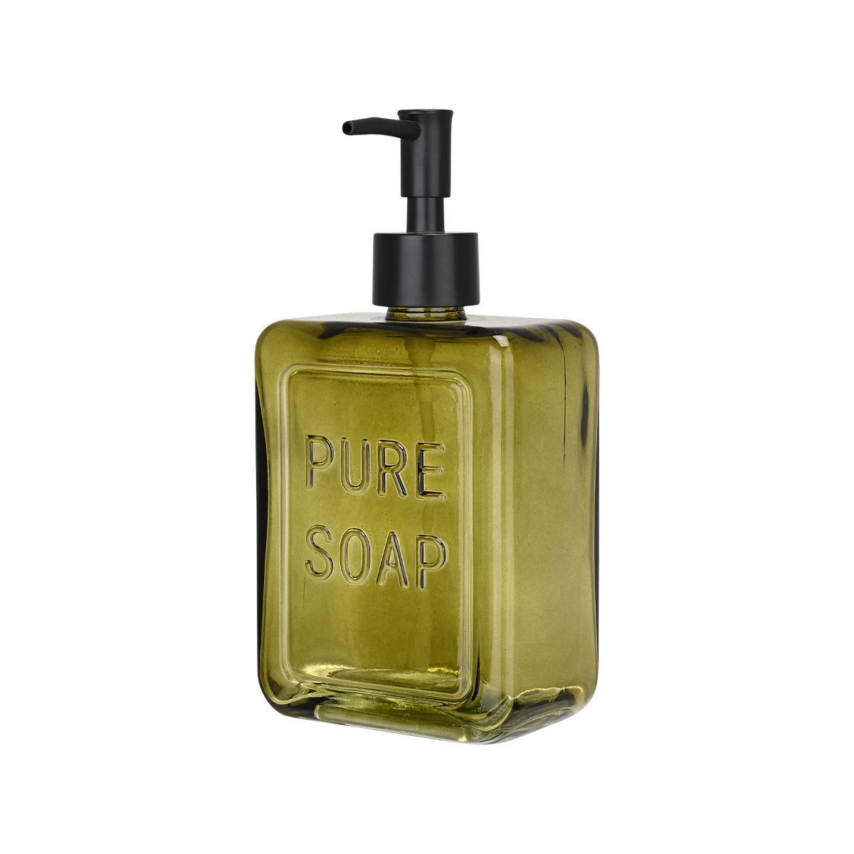 ESTIA ΑΝΤΛΙΑ ΣΑΠΟΥΝΙΟΥ PURE SOAP ΓΥΑΛΙΝΗ 520ml ΠΡΑΣΙΝΗ