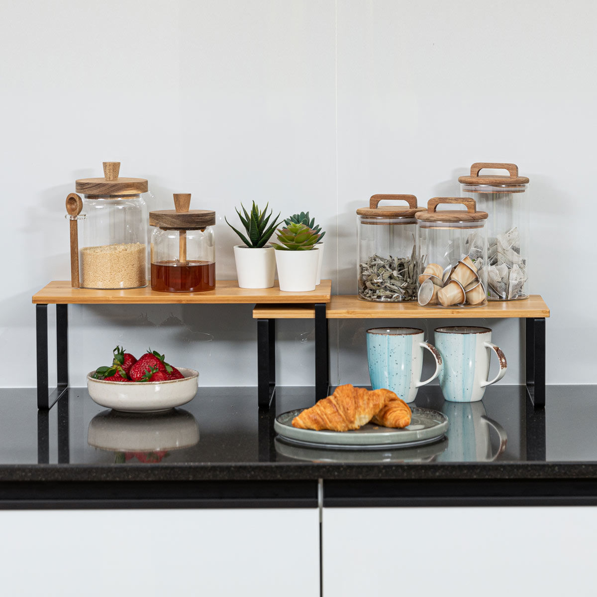 ESTIA ΔΟΧΕΙΟ ΑΠΟΘΗΚΕΥΣΗΣ ALLURE ΓΥΑΛΙΝΟ 1000ml 10x10x19cm