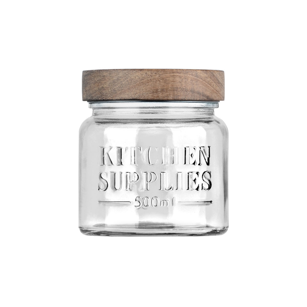 ESTIA ΔΟΧΕΙΟ ΑΠΟΘΗΚΕΥΣΗΣ ALLURE ΓΥΑΛΙΝΟ 500ml 10x10x11cm