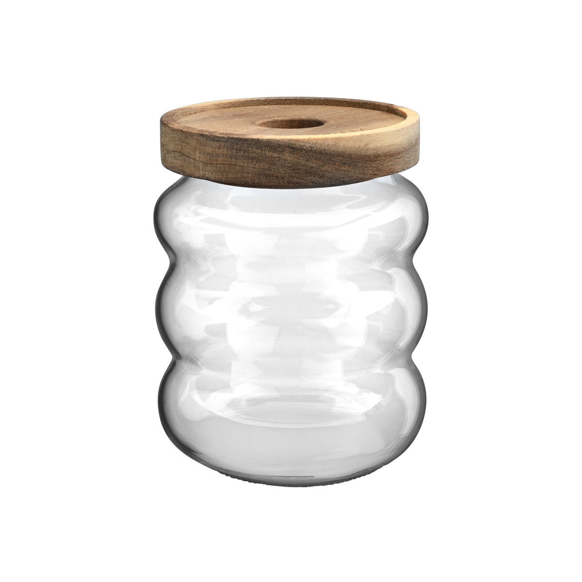 ESTIA ΔΟΧΕΙΟ ΑΠΟΘΗΚΕΥΣΗΣ ALLURE ΓΥΑΛΙΝΟ 500ml 9.5x9.5x12cm