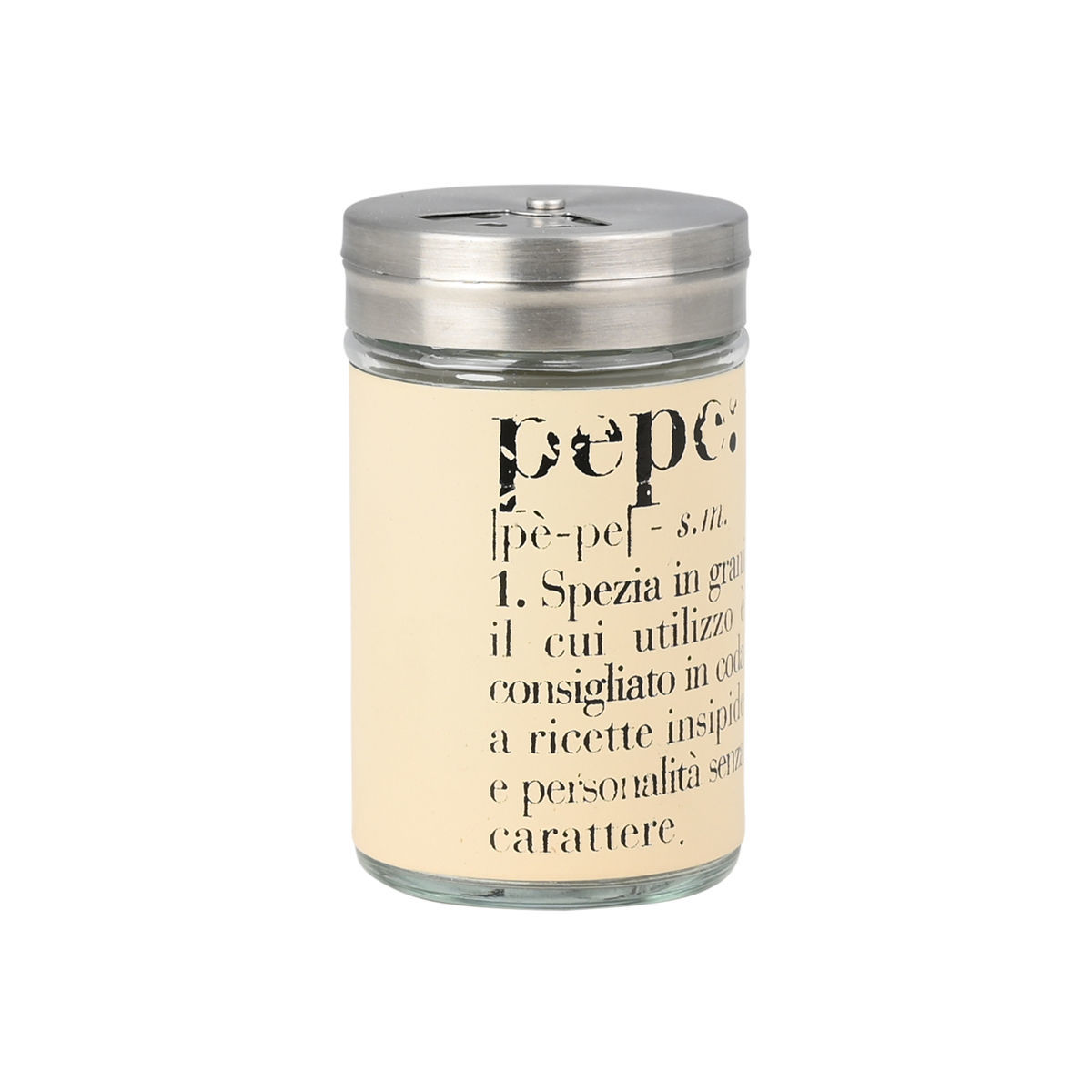 ESTIA ΔΟΧΕΙΟ ΓΙΑ ΠΙΠΕΡΙ ALLURE ΓΥΑΛΙΝΟ 4.8x8.2cm ΜΠΕΖ