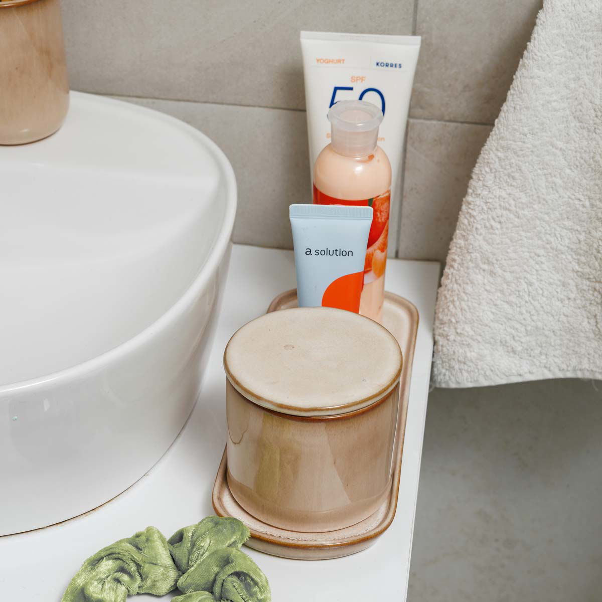 ESTIA ΔΙΣΚΟΣ ΜΠΑΝΙΟΥ SATIN ΚΕΡΑΜΙΚΟΣ 26x11x2cm