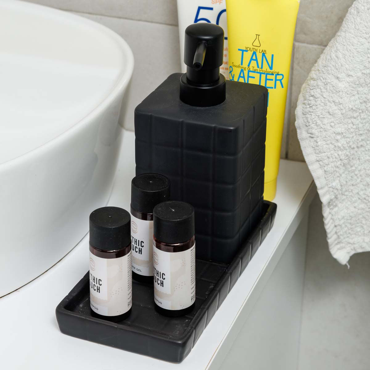 Δίσκος Μπάνιου 20x10x2cm Estia Κεραμικός Tiles 02-27711