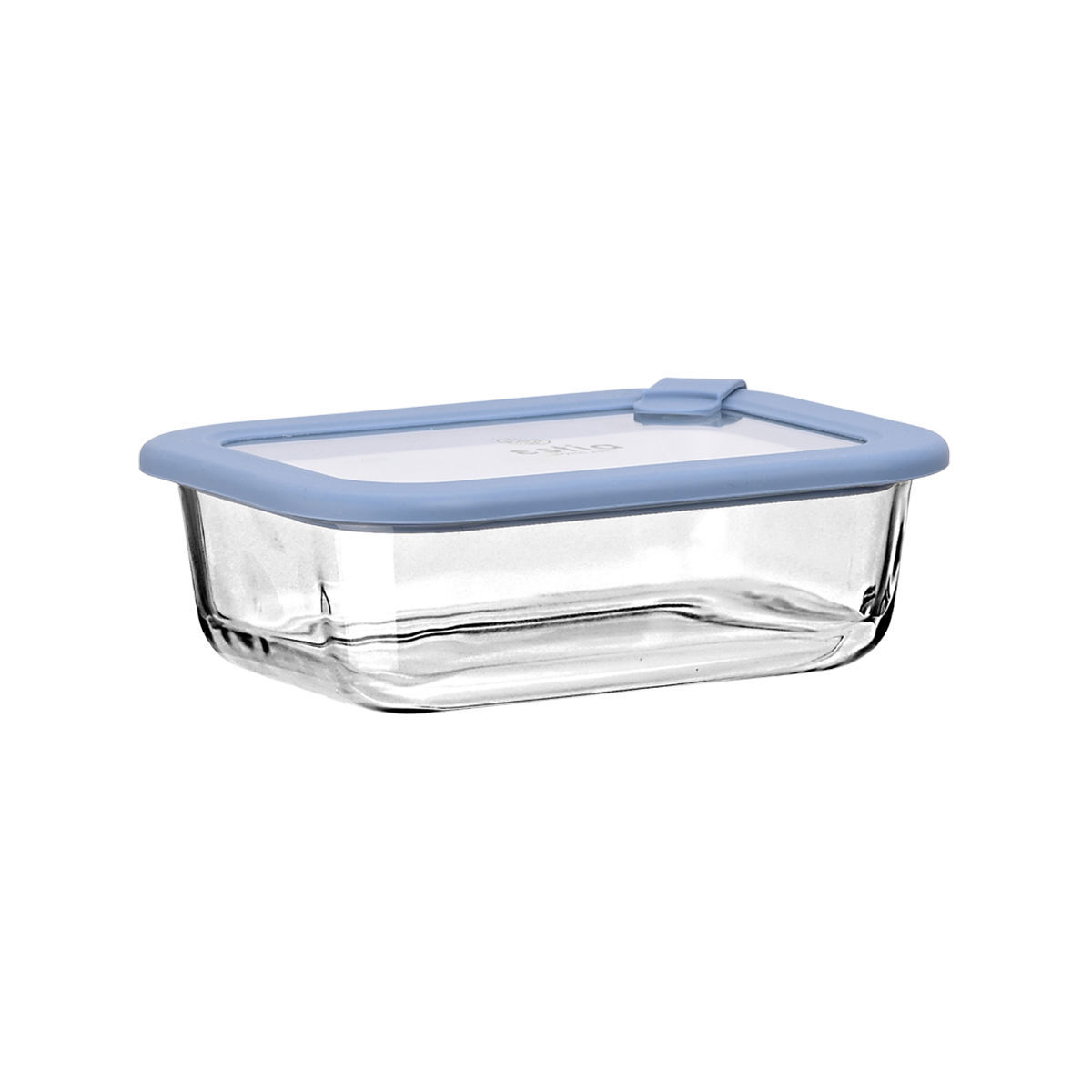 ESTIA ΦΑΓΗΤΟΔΟΧΕΙΟ COLORSEAL ΓΥΑΛΙΝΟ 640ml 18.9x14.5x6.7 ΜΕ ΚΑΠΑΚΙ ΣΙΛΙΚΟΝΗΣ ΜΠΛΕ
