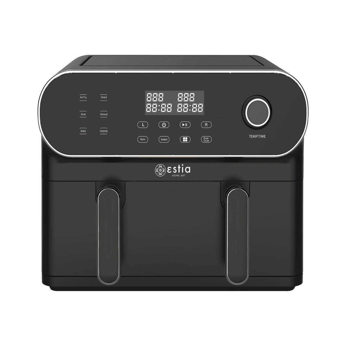 ESTIA ΦΡΙΤΕΖΑ ΑΕΡΟΣ DUO FRY 1700W 11L ΜΕ ΠΡΟΕΤΟΙΜΑΣΙΑ 2 ΔΙΑΦΟΡΕΤΙΚΩΝ ΓΕΥΜΑΤΩΝ