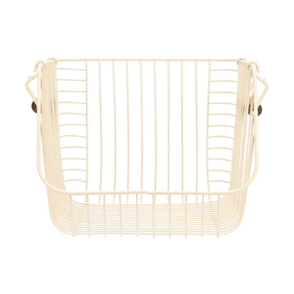 ESTIA ΚΑΛΑΘΙ ΟΡΓΑΝΩΣΗΣ ALLURE ΜΕΤΑΛΛΙΚΟ 26.5x29.5x21.5cm ΣΤΟΙΒΑΖΟΜΕΝΟ IVORY