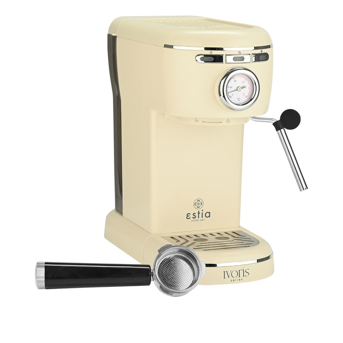 ESTIA ΜΗΧΑΝΗ ESPRESSO IVORIS 1100w 20bar 1.2lt