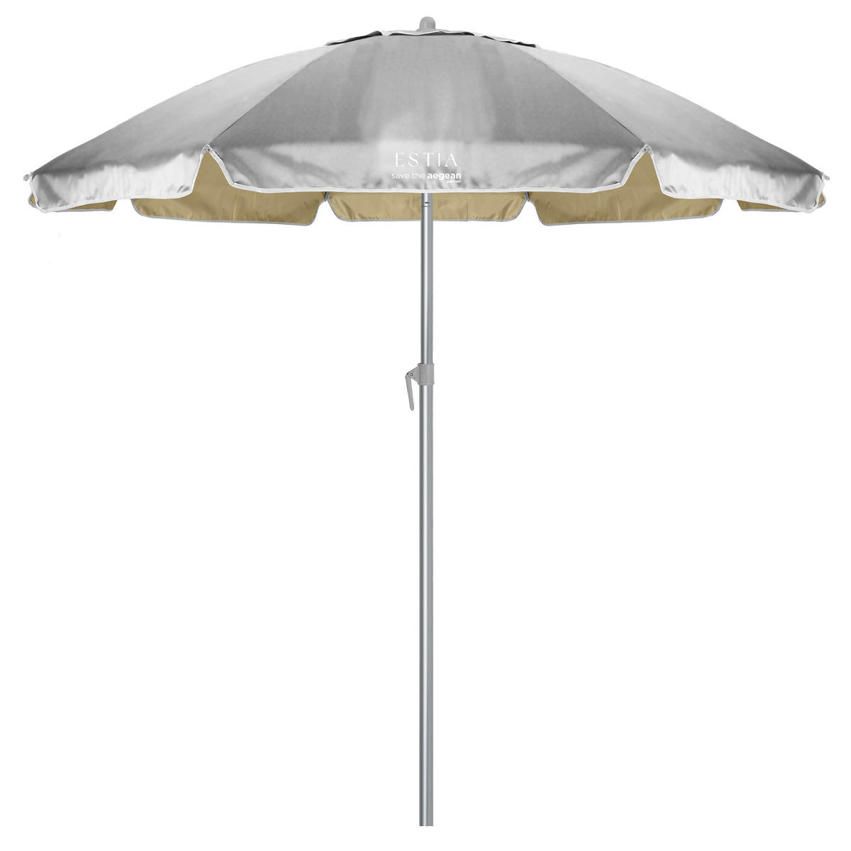 ESTIA ΟΜΠΡΕΛΑ ΘΑΛΑΣΣΗΣ DAZE ΜΕ ΠΡΟΣΤΑΣΙΑ UPF 50+ ΑΛΟΥΜΙΝΙΟΥ 2.2m