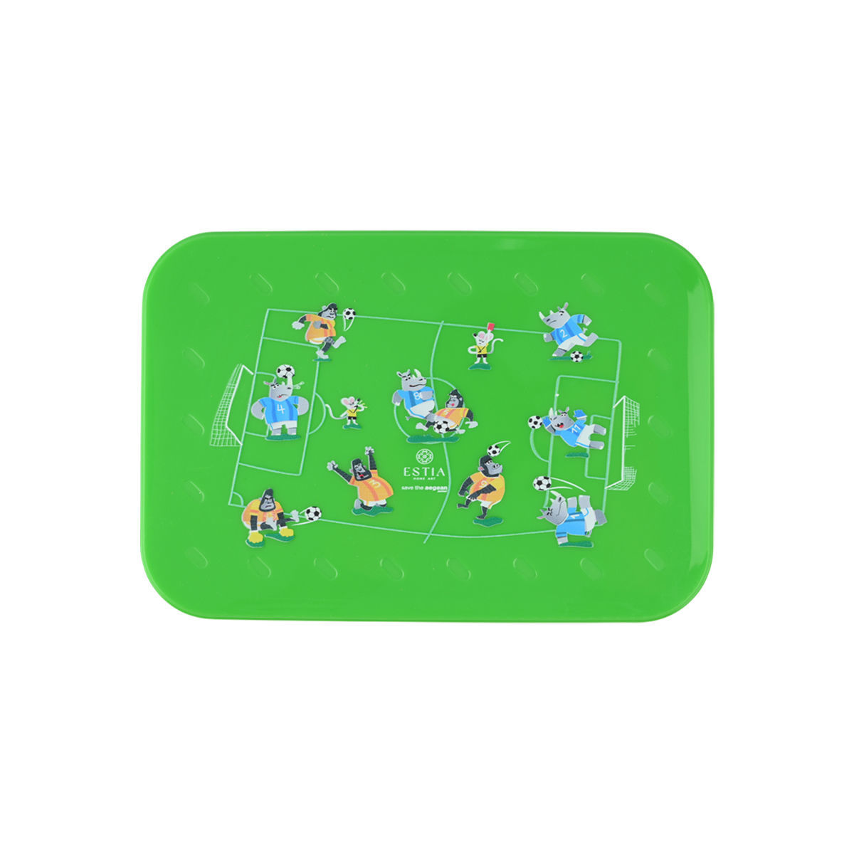 ESTIA ΠΑΙΔΙΚΟ ΦΑΓΗΤΟΔΟΧΕΙΟ SAVE THE AEGEAN 900ml ΜΕ 2 ΑΠΟΣΠΩΜ. ΘΗΚΕΣ JUNGLE KICK