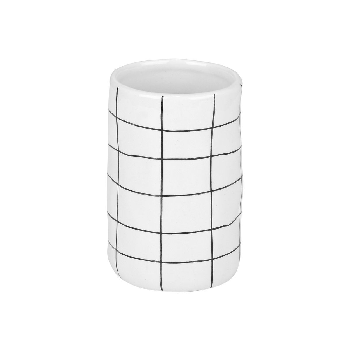 ESTIA ΠΟΤΗΡΑΚΙ ΜΠΑΝΙΟΥ CAGE ΚΕΡΑΜΙΚΟ 7.5x12cm