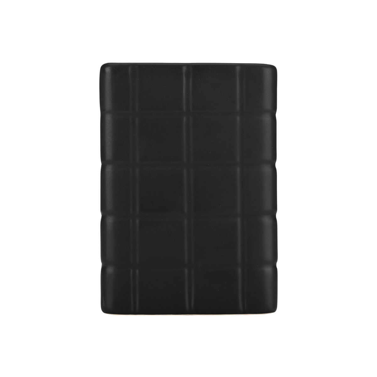 ESTIA ΠΟΤΗΡΑΚΙ ΜΠΑΝΙΟΥ TILES ΚΕΡΑΜΙΚΟ 7.5x11cm ΜΑΥΡΟ