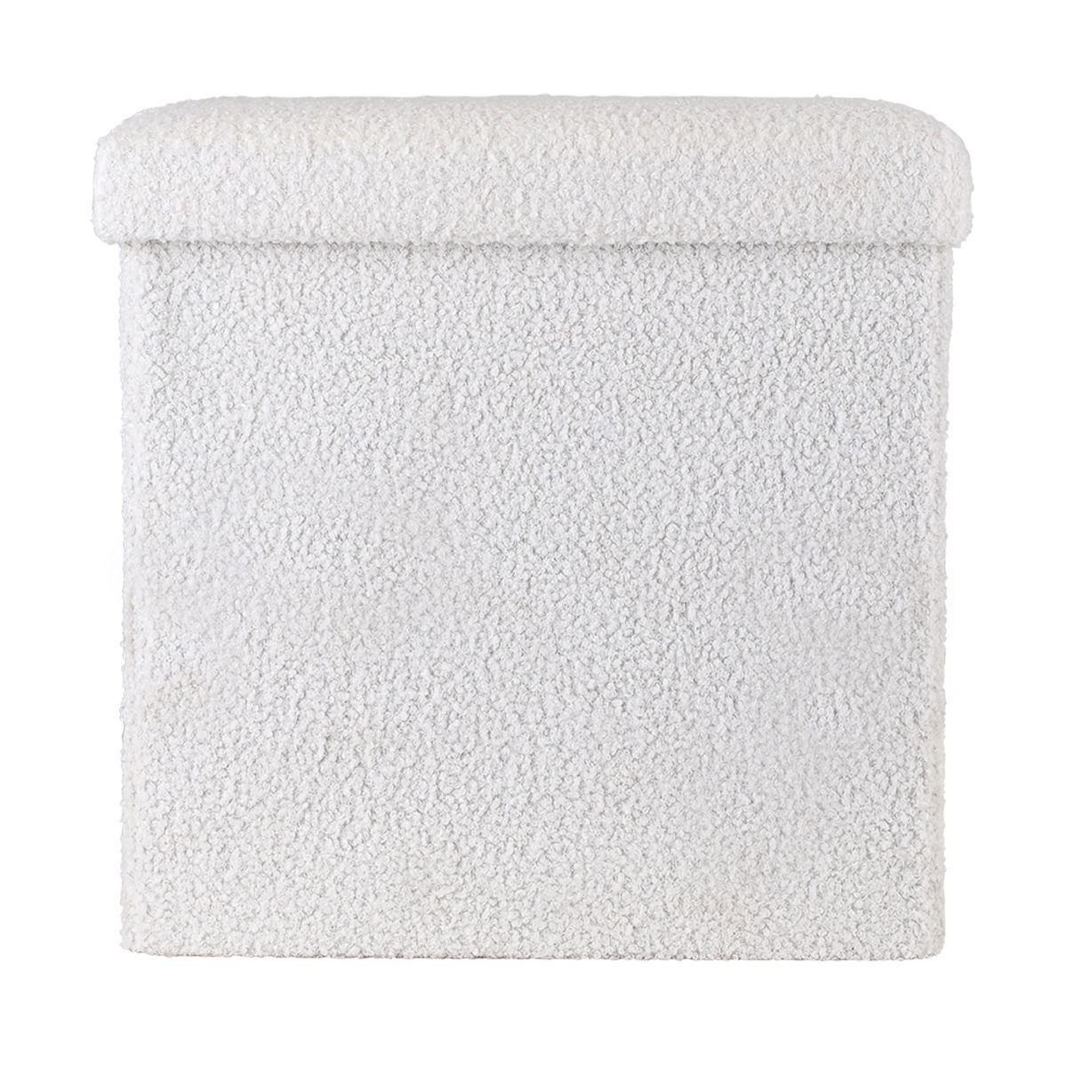 ESTIA ΣΚΑΜΠΟ CUBE TEDDY ΜΕ ΑΠΟΘΗΚΕΥΤΙΚΟ ΧΩΡΟ 38Χ38cm ΛΕΥΚΟ