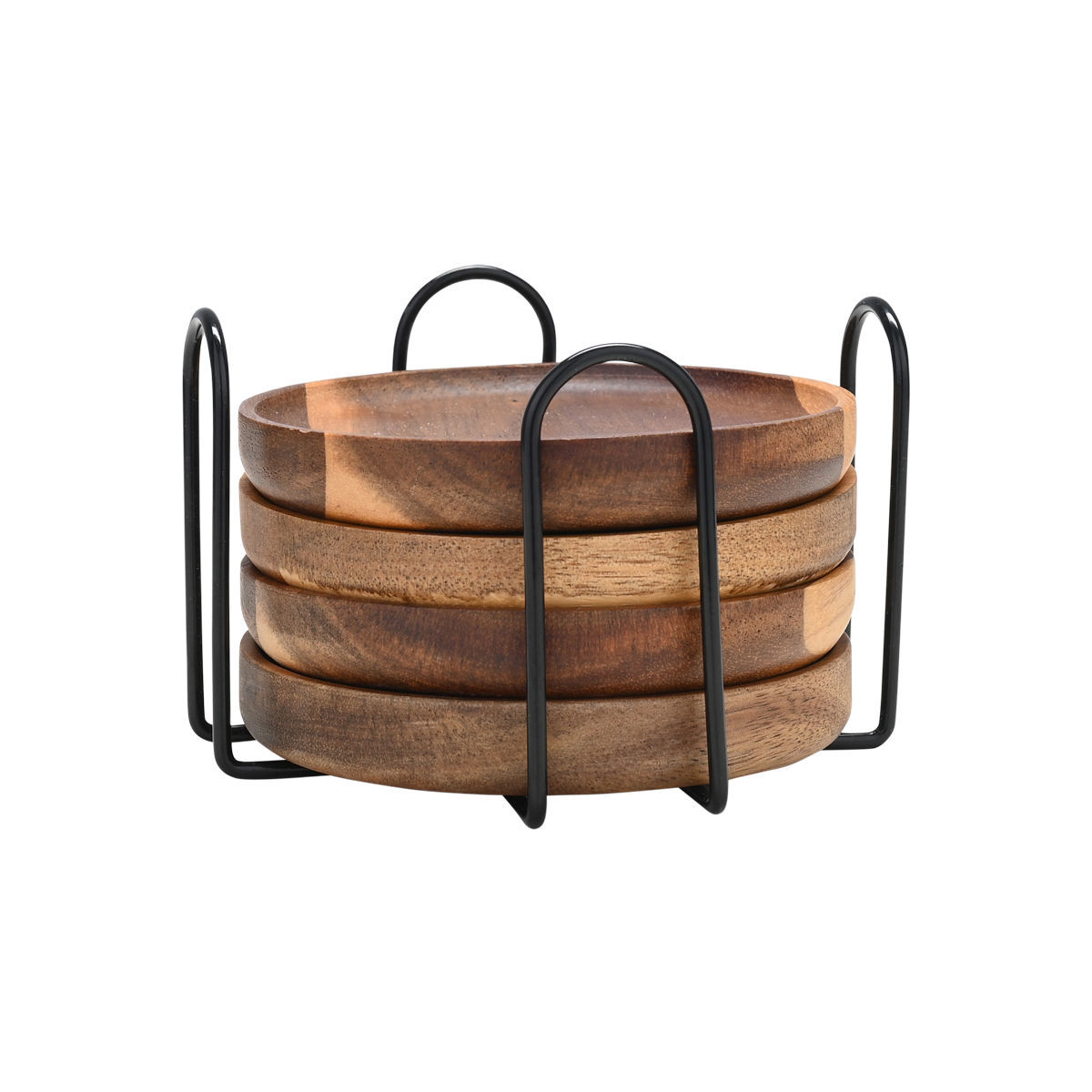 ESTIA ΣΟΥΒΕΡ ALLURE 10x1.5cm ΜΕ ΜΕΤΑΛΛΙΚΗ ΒΑΣΗ ΣΕΤ 4 ΤΕΜ.