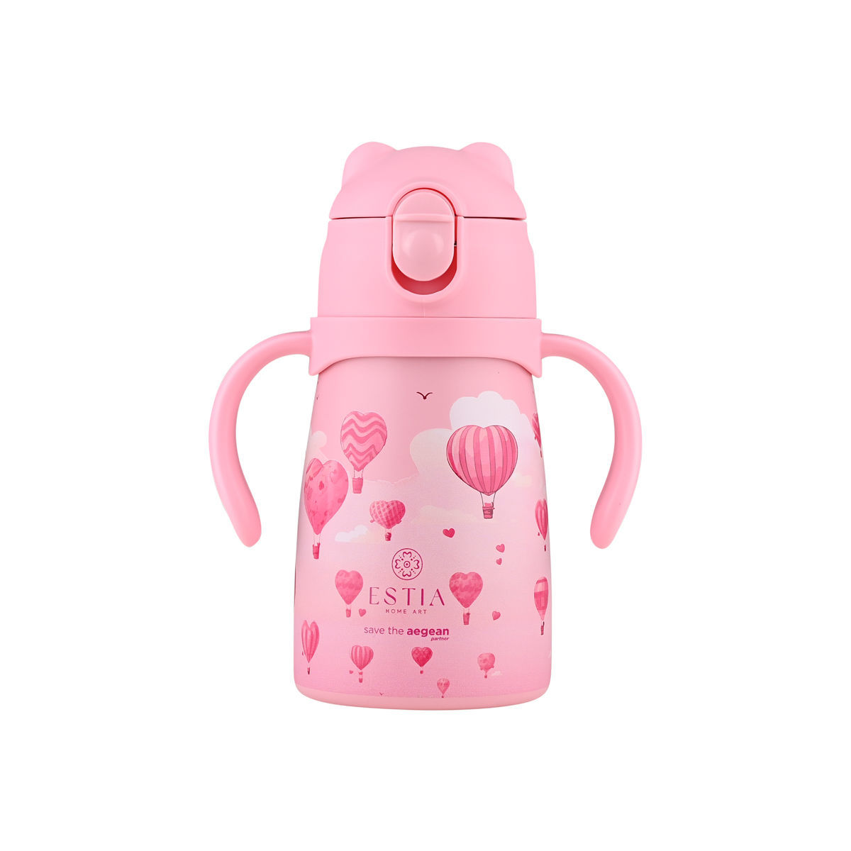 ESTIA ΘΕΡΜΟΣ ΠΑΙΔΙΚΟ BUBBLE BOTTLE SAVE THE AEGEAN 300ml LOVE ASCEND