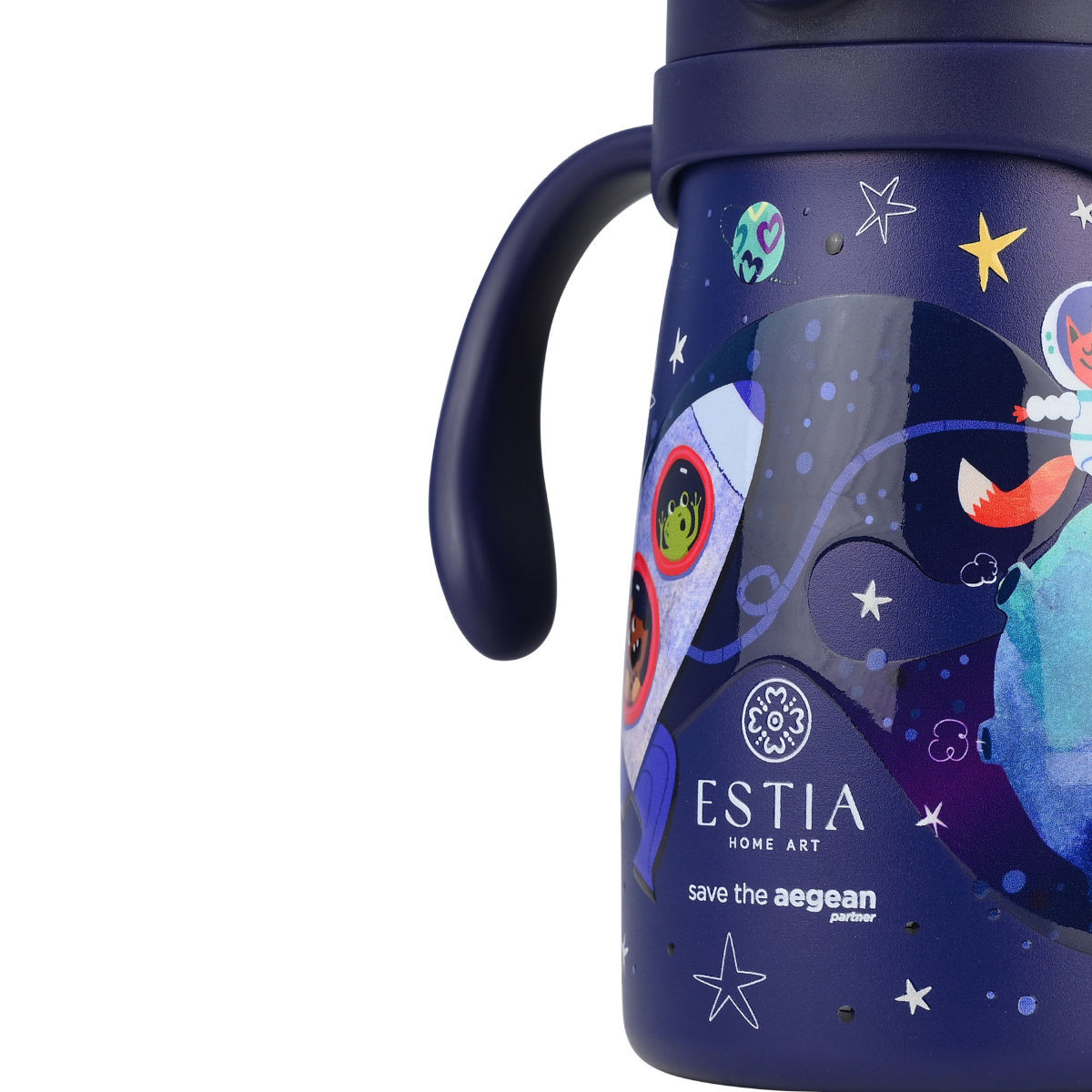 ESTIA ΘΕΡΜΟΣ ΠΑΙΔΙΚΟ BUBBLE BOTTLE SAVE THE AEGEAN 300ml SOLAR JUMP