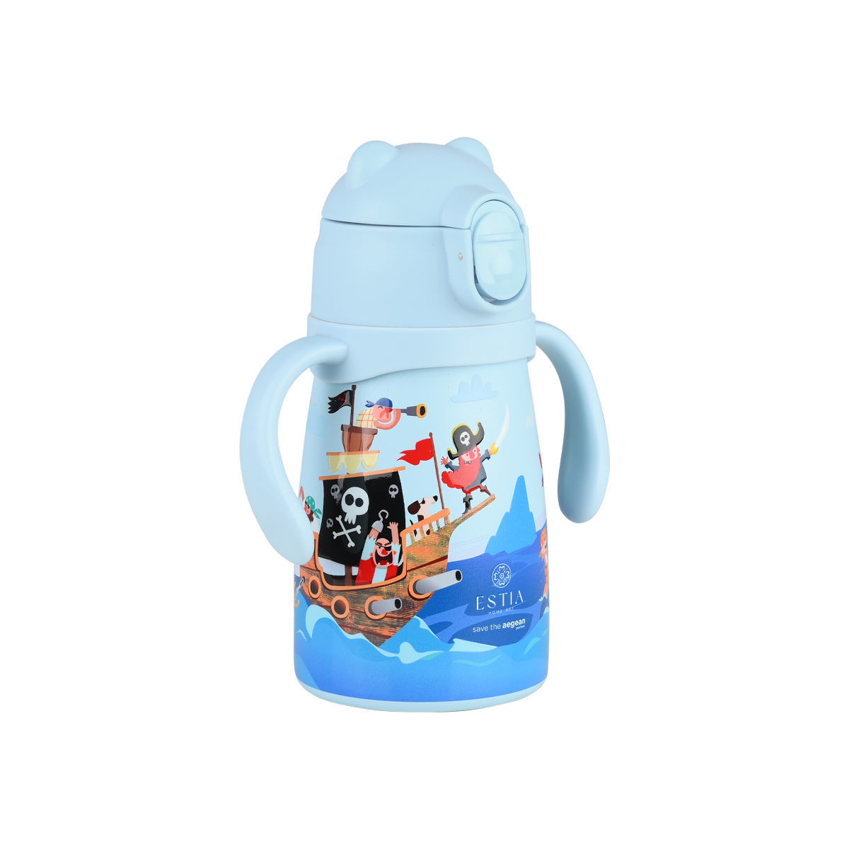 ESTIA ΘΕΡΜΟΣ ΠΑΙΔΙΚΟ BUBBLE BOTTLE SAVE THE AEGEAN 300ml TREASURE QUEST