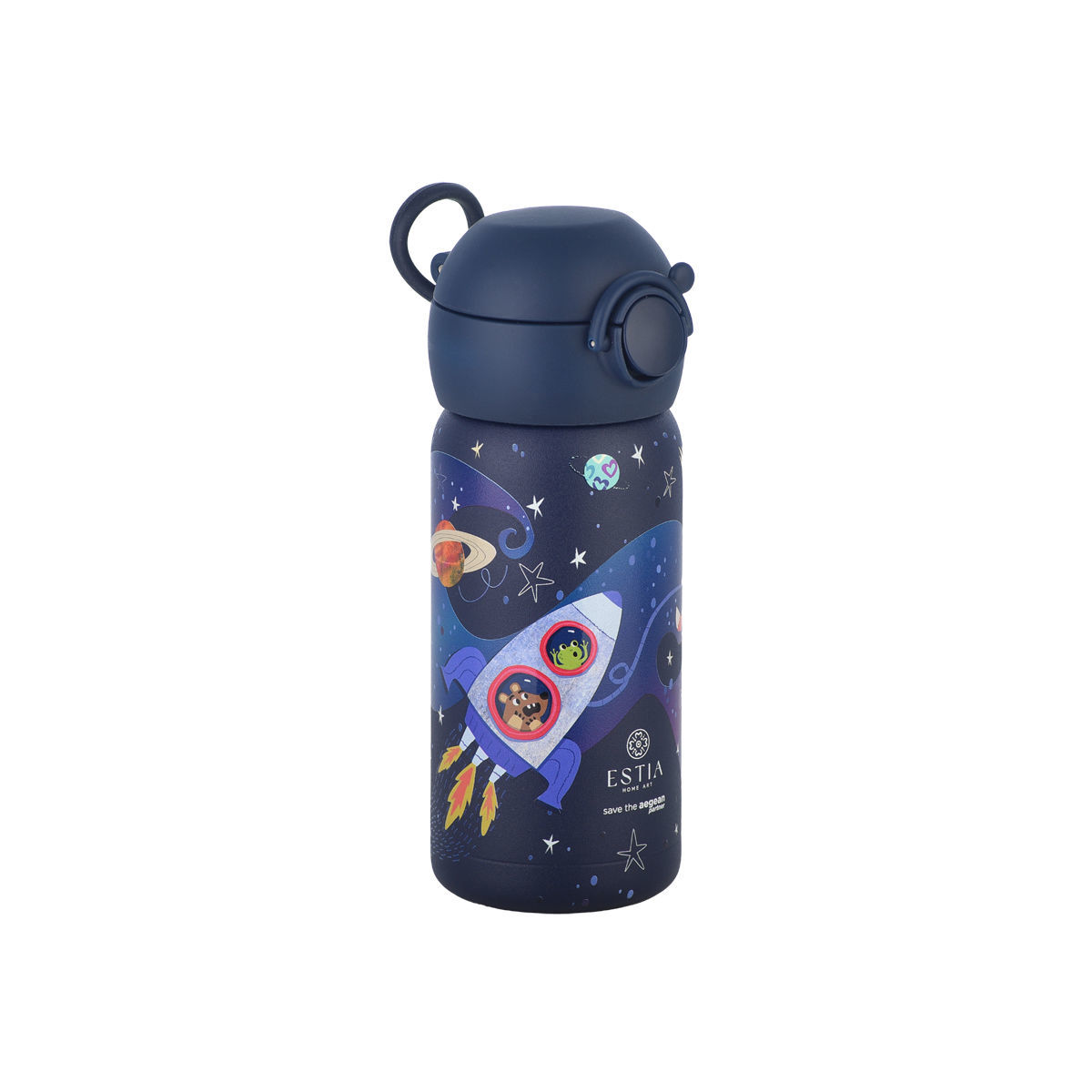ESTIA ΘΕΡΜΟΣ ΠΑΙΔΙΚΟ WONDER BOTTLE SAVE THE AEGEAN 350ml SOLAR JUMP