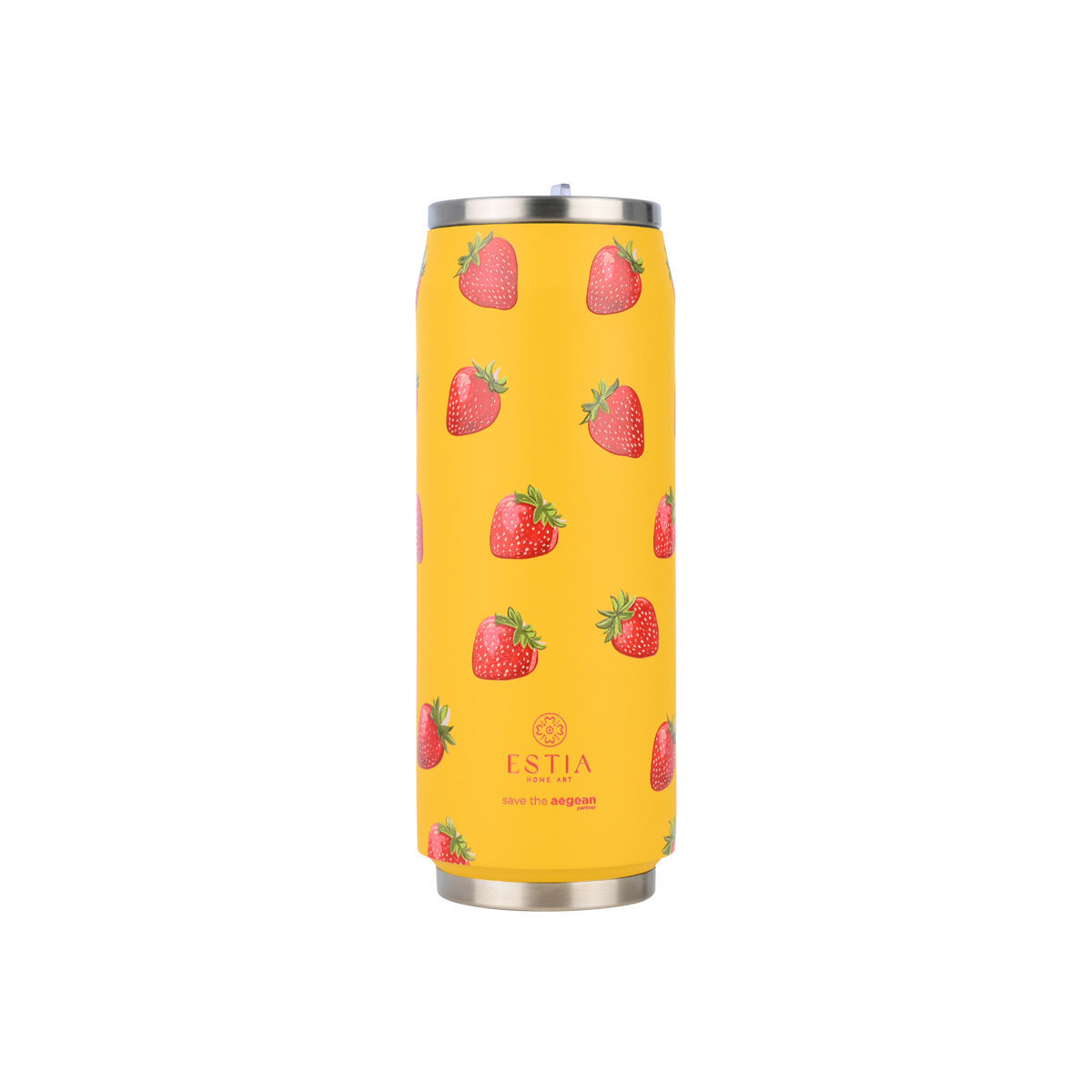 ESTIA ΘΕΡΜΟΣ TRAVEL CUP SAVE THE AEGEAN 500ml BERRY BRIGHT