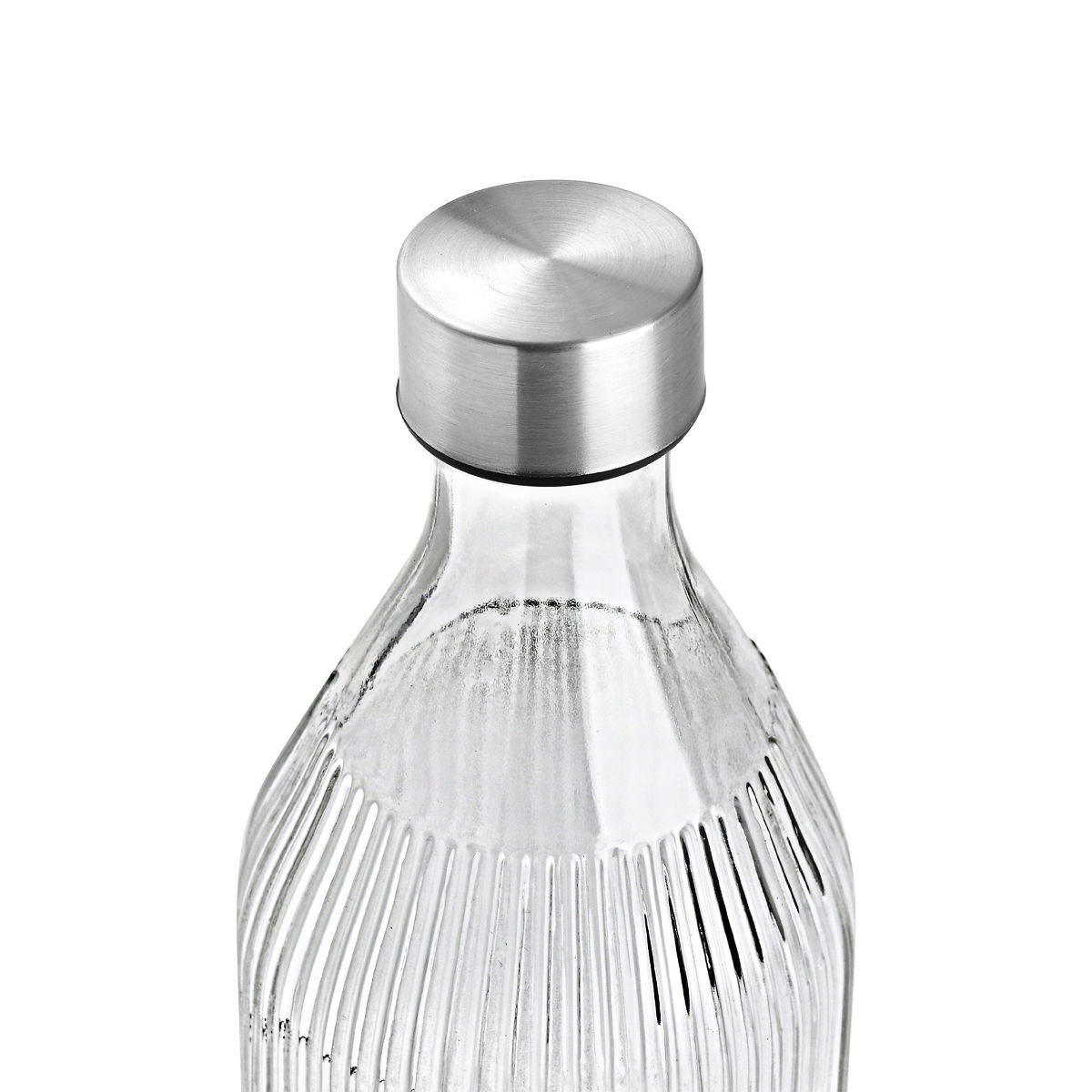 ΜΠΟΥΚΑΛΙ ΓΥΑΛΙΝΟ 1000ml ΜΕ ΑΝΟΞΕΙΔΩΤΟ ΚΑΠΑΚΙ