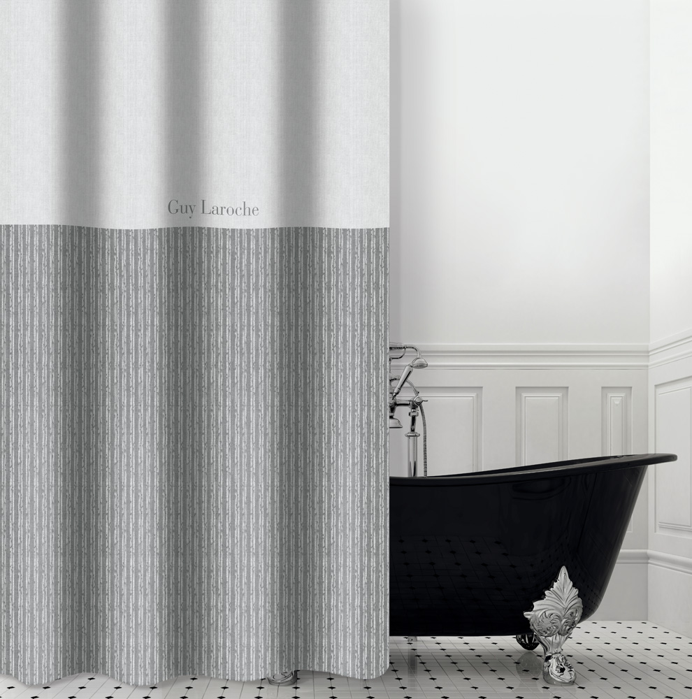Κουρτίνα Μπάνιου Tudor Grey 180x185