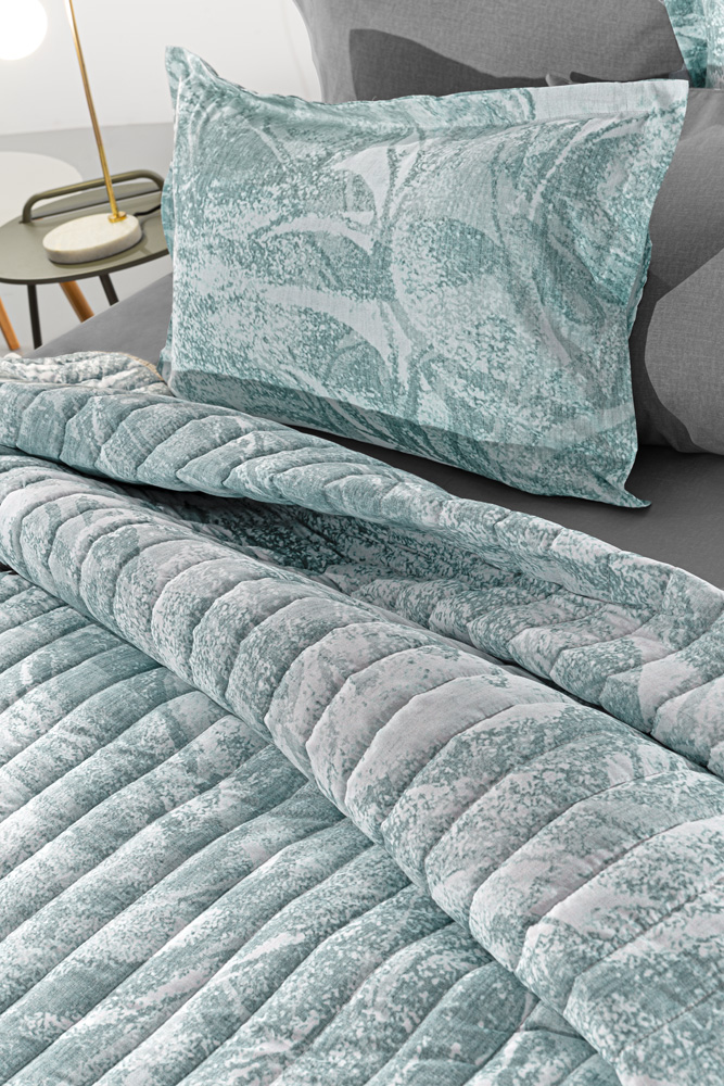 Παπλωματοθήκη Drama Mint Suede