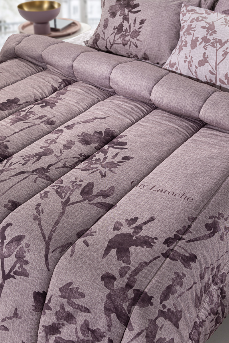 Παπλωματοθήκη Romance Melanze Suede