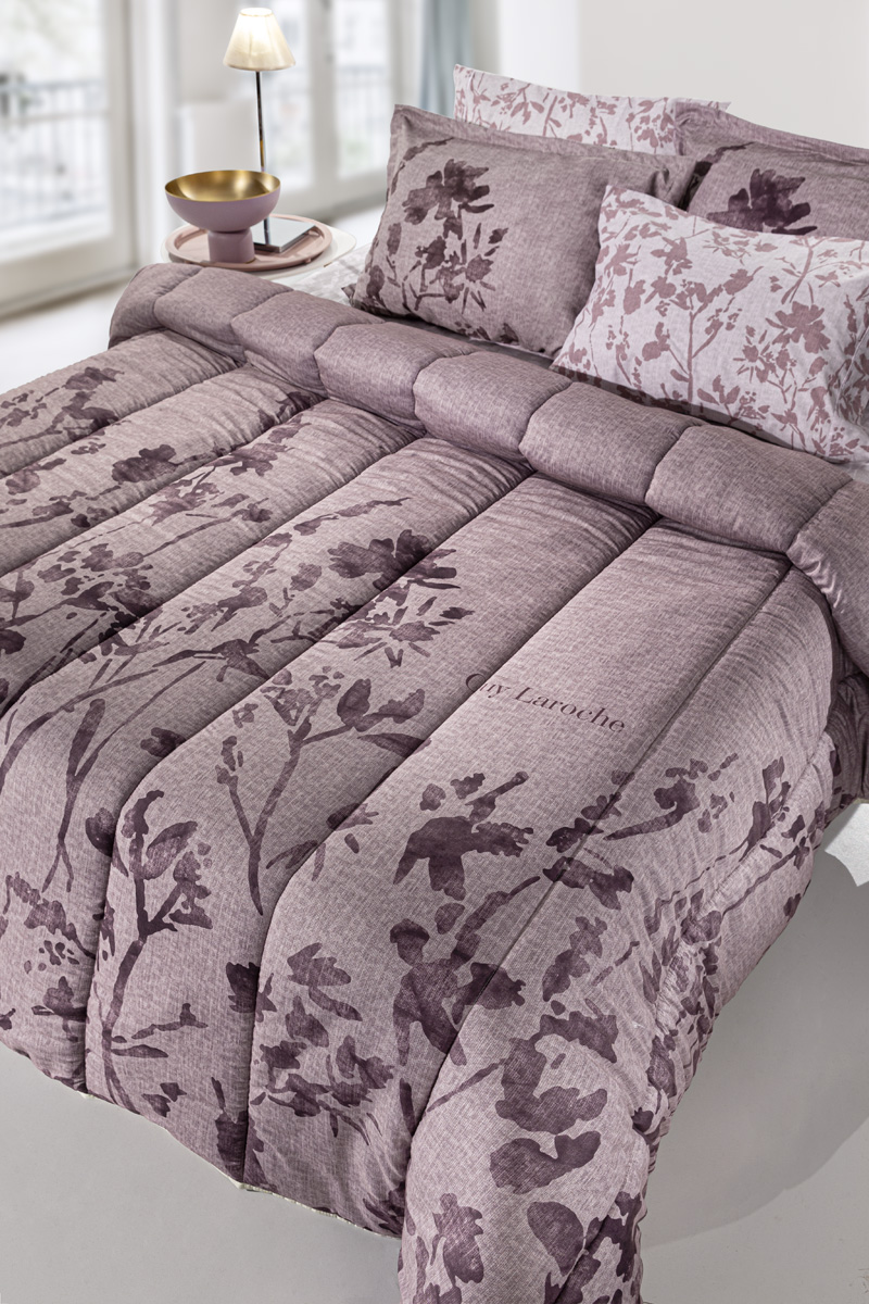 Παπλωματοθήκη Romance Melanze Suede